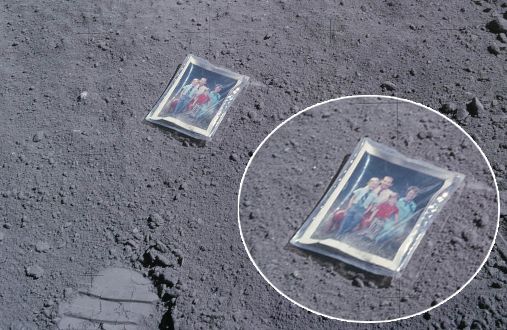 Une photo de famille sur la Lune !
