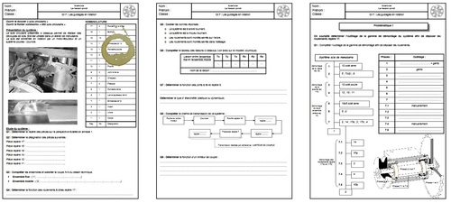 Exercice scie liaison pivot