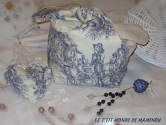 6 ans sac noué TDJ Bleu