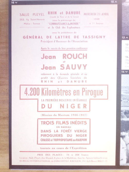 Exposition Jean Rouch (BNF 2017)