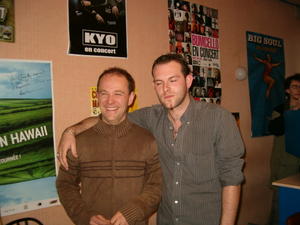21 avril 2006 : rencontre Laurent Chandemerle et Anthony Chaplain à Cob FM.