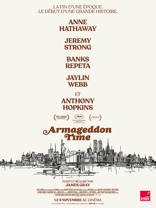 Découvrez la bande-annonce dee "Armageddon Time" avec Anne Hathaway, Jeremy Strong, Anthony Hopkins - Le 9 novembre 2022 au cinéma