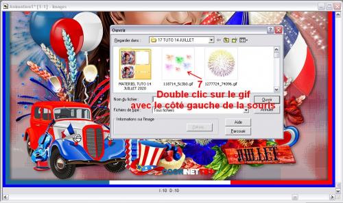 Explications pour mettre un gif animé avec Animation Shop et Photofiltre Studio X.14.0