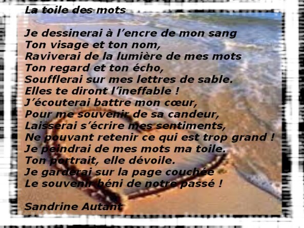 Auteur : Sandrine AUTANT...