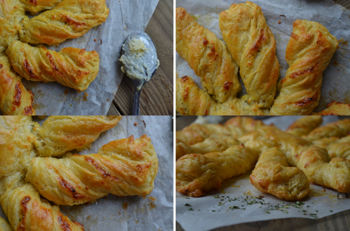 Tarte soleil feuilletée à la béchamel