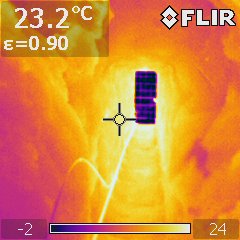 Thermographie : tests d'été 1 - IR8
