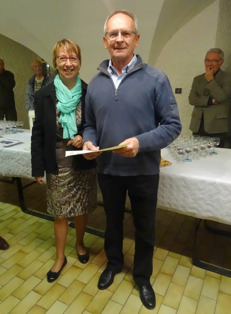 La remise des prix  aux lauréats des "Maisons Fleuries " de Châtillon sur Seine pour 2014 a eu lieu salle des Bénédictines