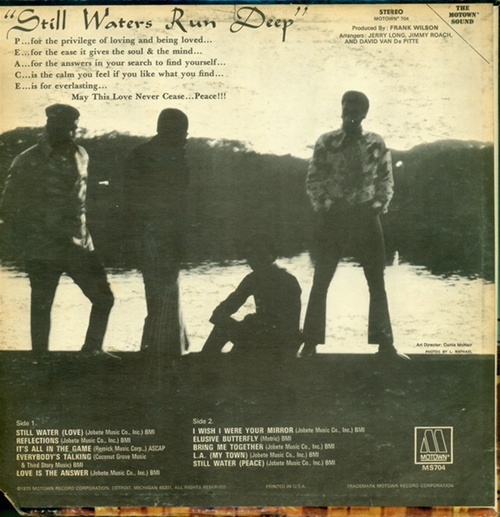 The Four Tops : Album " Still Waters Run Deep " Motown Records MS 704 [ US ]