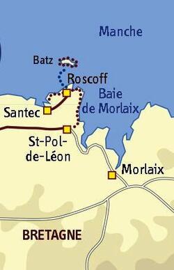    ** FINISTERE Nord  1°)  MORLAIX > CARANTEC.> St POL de LEON  & ROSCOFF.**