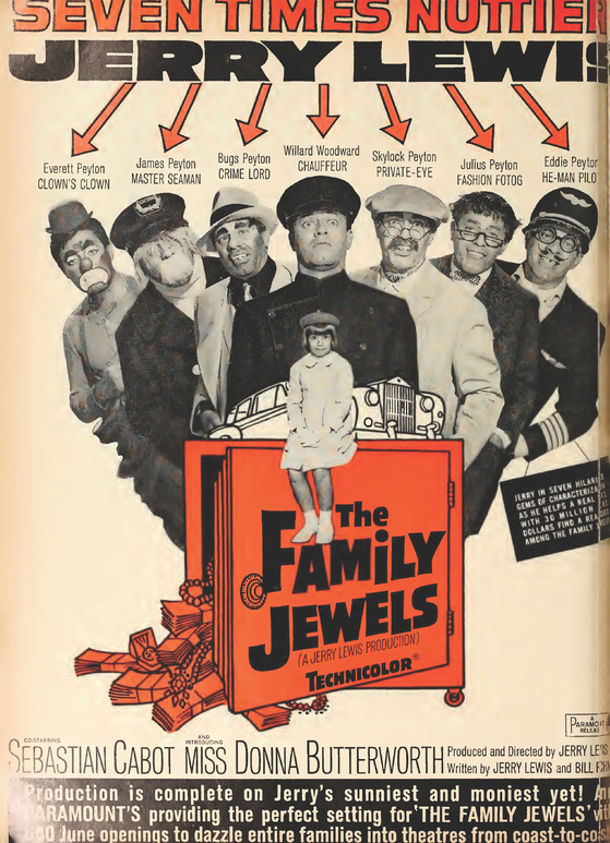 THE FAMILY JEWELS BOX OFFICE USA 1965