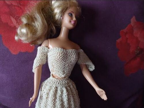 Vos avancées pour le CAL de la robe Barbie "Jade"(5)