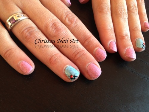 Nail art sablé