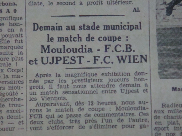 27.12.1936 coupe afn match à rejouer fcb-mca