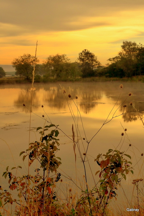 Castelnaudary : plan d'eau le matin ... n3