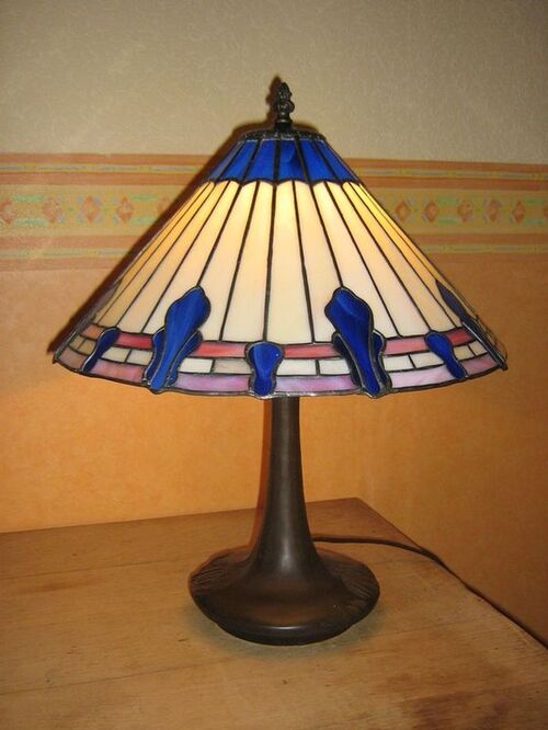 Lampes Tiffany bleue