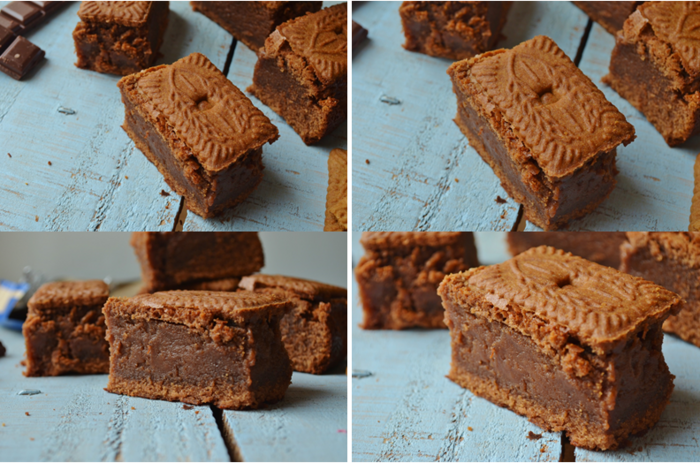 Brownie au chocolat au lait et spéculoos