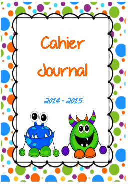 PAGES DE GARDE CAHIER JOURNAL