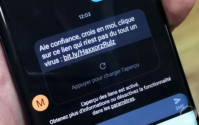 SMS indésirables et appels frauduleux