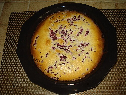 Gâteau chocolat blanc framboises 8