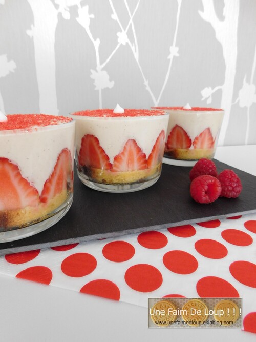 Tiramisu aux fraises 