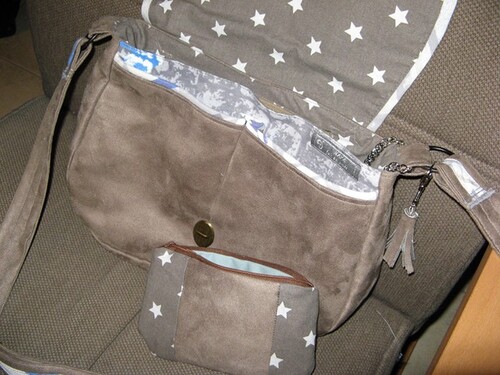 Trousse taupe