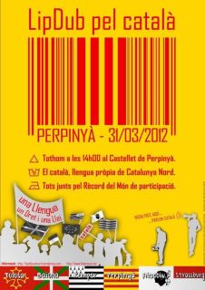 LipDub per la llengua catalana a Perpinyà: 31 de març del 2012