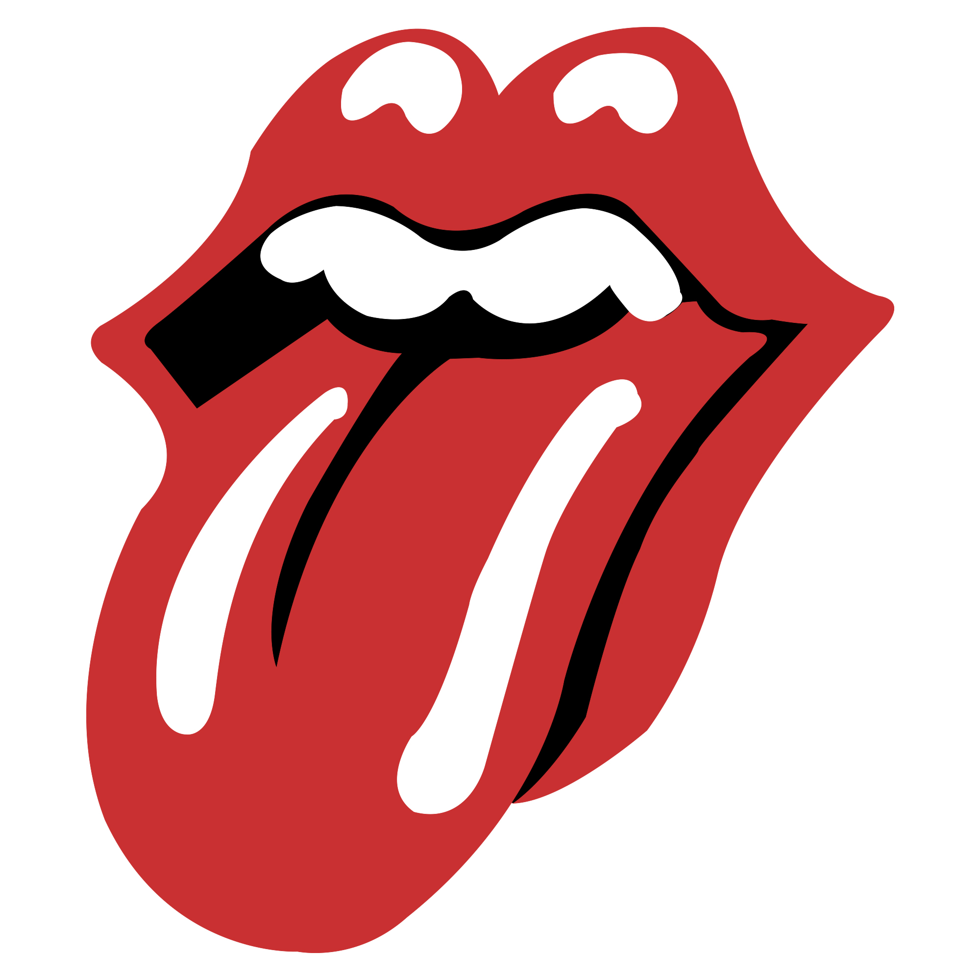Logo ''Big Red Mouth'' des Rolling Stones