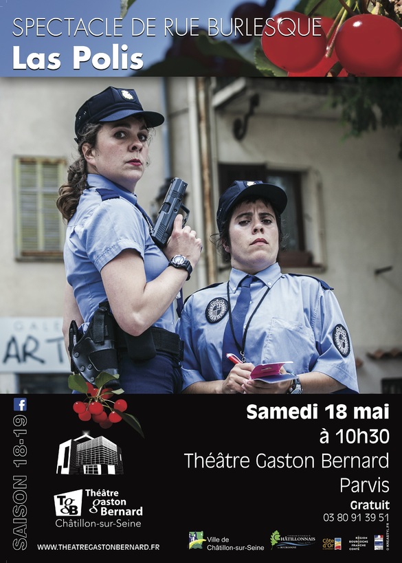 "Las Polis", un spectacle burlesque gratuit va être offert aux Châtillonnais sur l'esplanade du TGB !