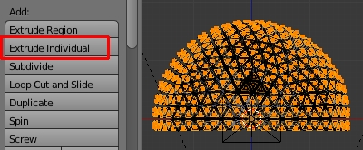 Extruder les faces individuellement