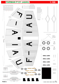 FARMAN  F121  "JABIRU"          au 1:100