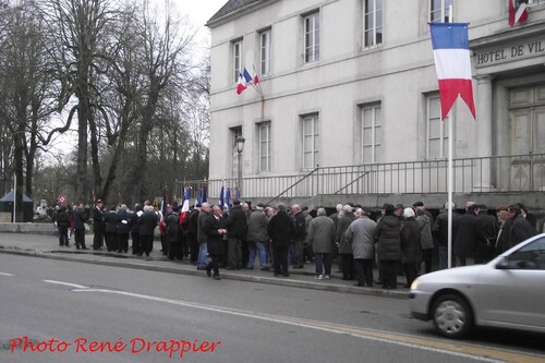 Commémoration de la cessation de la guerre d'Agérie, le 19 mars 2013 à Châtillon sur Seine