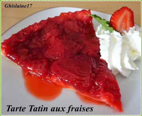 Tarte Tatin Aux Fraises Ghislaine Cuisine