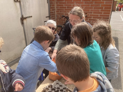 Des activités avec les résidents des Tilleuls