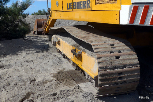 Un engin de chantier