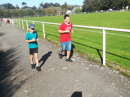 Après-midi endurance au stade de foot