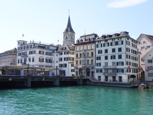 Zürich, le long de la Limmat (photos)