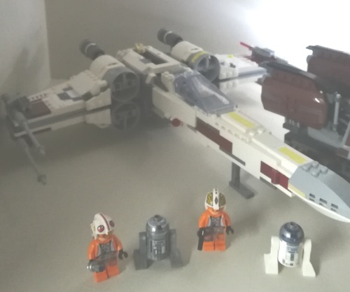 X-Wing,  Kylo Ren's Command Shuttle, Republic Attack Shuttle et Jedi Starfighter