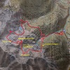 Carte ign itinéraire sommet Sud du lac d'Er en circuit
