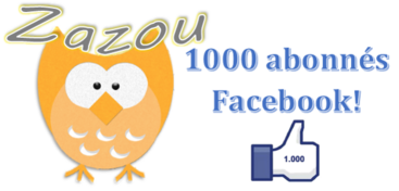 1000 abonnés Facebook