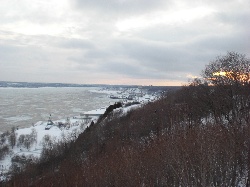 Coucher de soleil sur Québec - Vue de la Citadelle