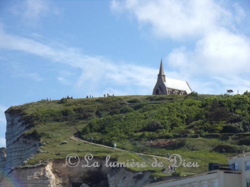 Étretat, la chapelle Notre-Dame de la Garde