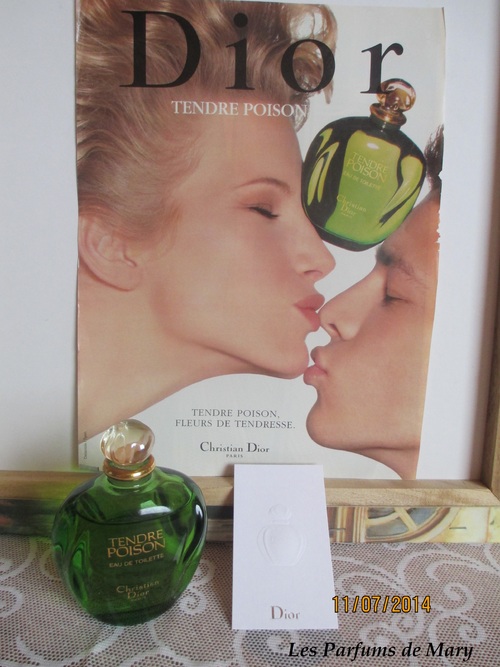Parfum "TENDRE POISON" de Christian DIOR......