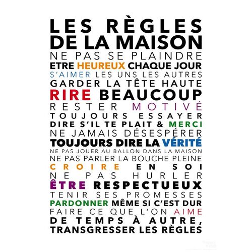 Aveu N°31 : J'avoue, j'adore établir des règles de vie à la maison... mais elles ne sont jamais respectées !