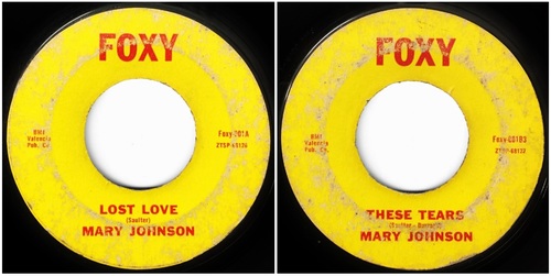 MARY JOHNSON - CHICAGO SOUL SINGER