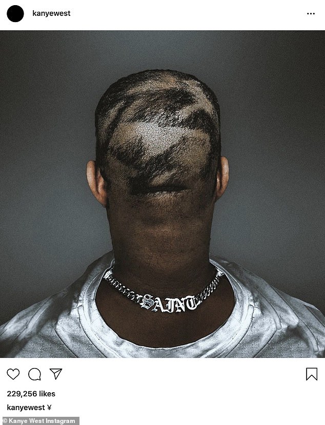 Nouveau vous, nouveau faire : alors que la nouvelle du changement de nom a éclaté, Ye a publié une photo de sa nouvelle coupe de cheveux sur Instagram