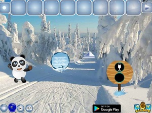 Jouer à Panda snow world escape