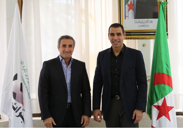 Jeudi 19.10.2017 Madjer installé officilement Entraineur de l'EN, Ighil et Menad Adjoints
