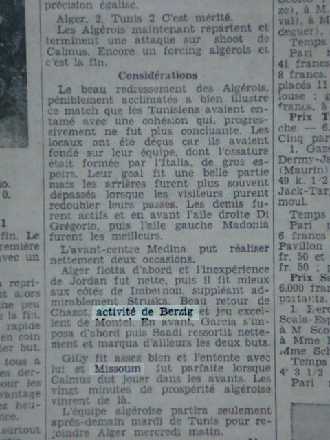 8.11.1936 berzig rentre comme remplaçant match tunis-alger 2-2