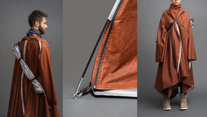 mode fashion camping coat tent 