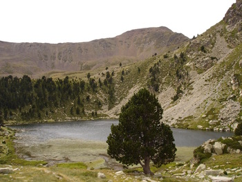 Arrivée à l'Estany Gran